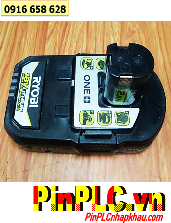 Pin máy khoan Ryobi 18v lithium /Nhận đóng Cell pin máy khoan tay Ryobi 18v lithium Li-ion chính hãng